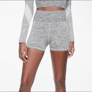 Athleta ‘Agile’ Gray High Waisted Shorts